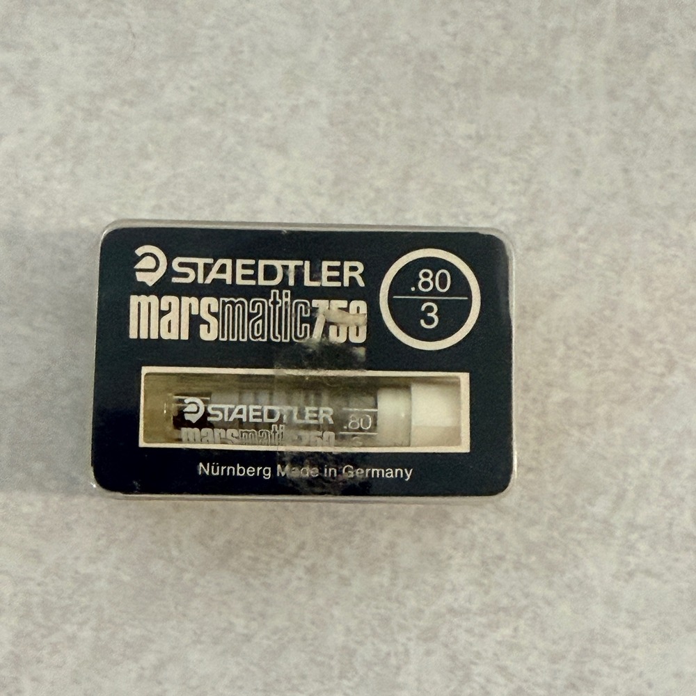 Staedtler Marsmatic 750 Technical Pen Replacement Point .80 3 Germany 750N 080